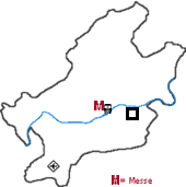 Mapa Frankfurtu nad Menem